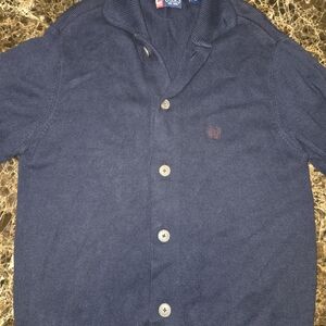 Chaps Navy Blue Men's Cardigan Sweater